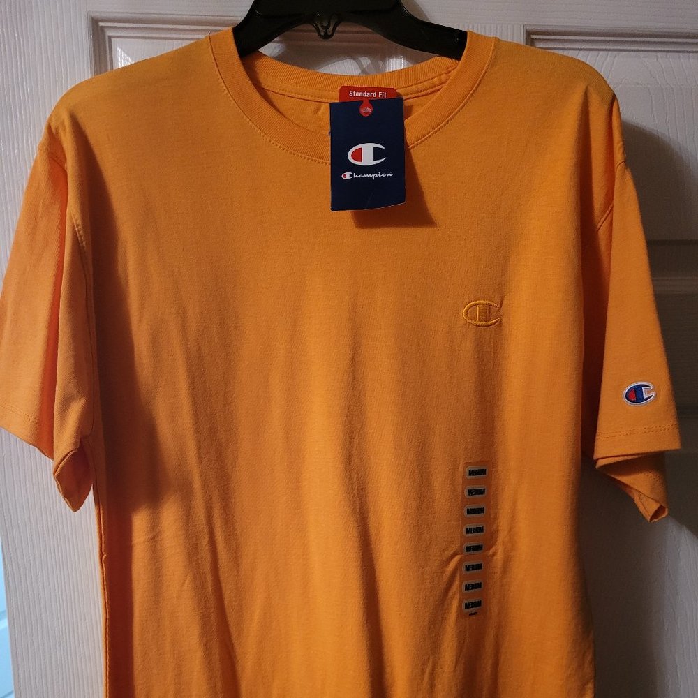 New Orange Champion t-shirt Medium